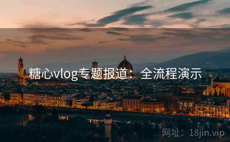 糖心vlog专题报道：全流程演示