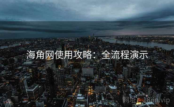 海角网使用攻略：全流程演示
